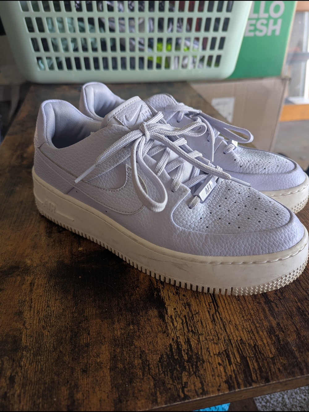 Nike Air Force 1 Low Lavender Sneakers Sz 10